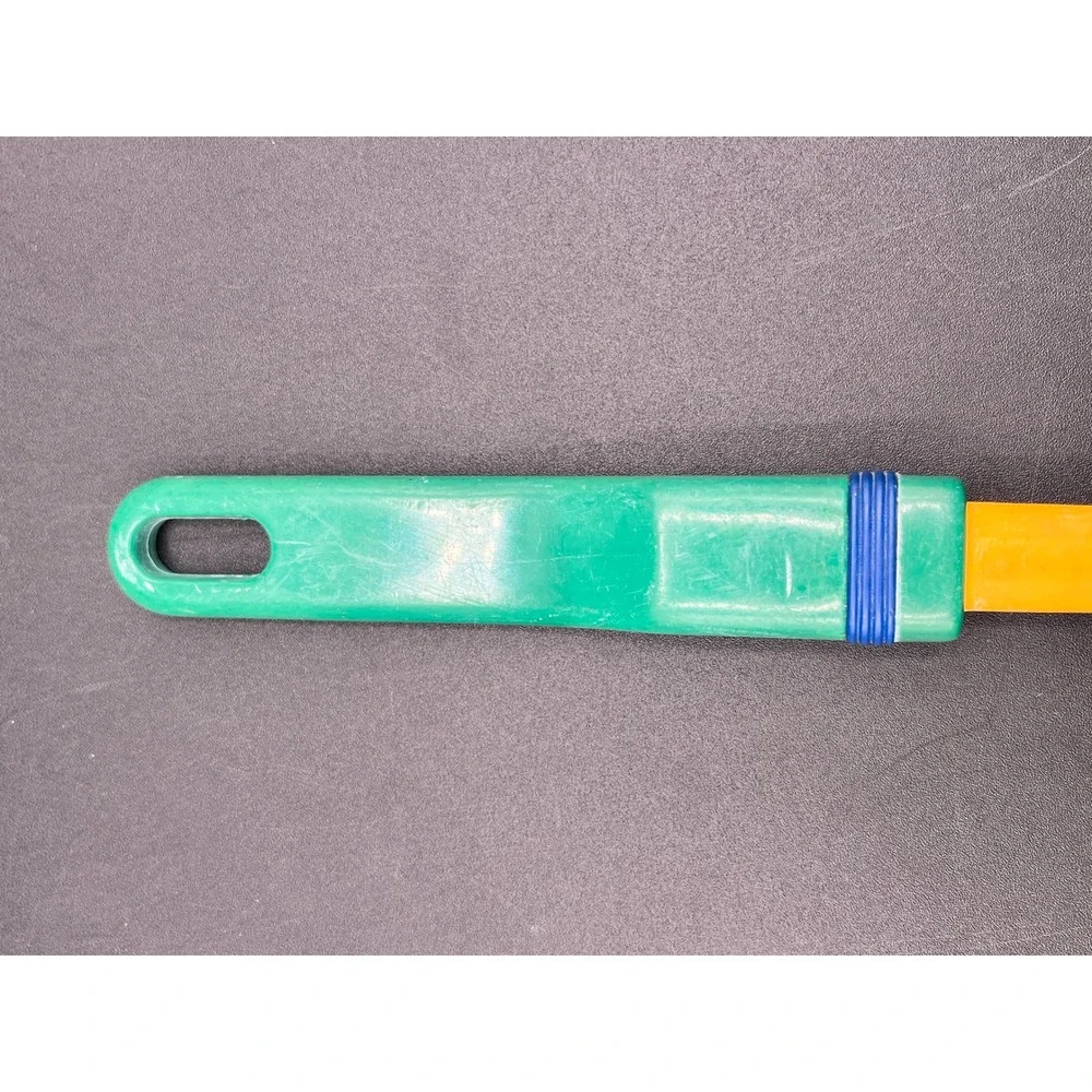 Vtg Plastic Soup Ladle Orange‎ Green Blue Colorful Kitchen Utensil Serving Spoon
